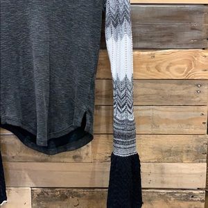 WE THE FREE - FREE PEOPLE Grey Thermal EUC Sz Med